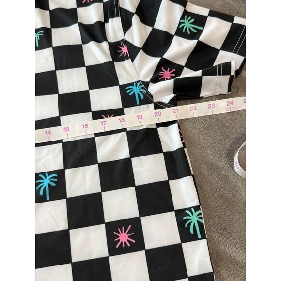 NWOT Chubbies Check Me Out Printed Short Sleeve Performance Polo Shirt Sz Small - Picture 6 of 6